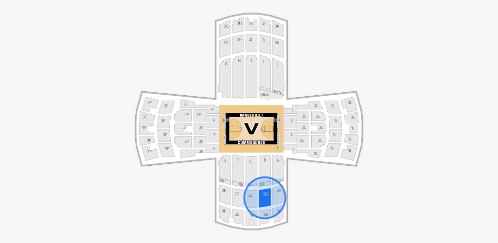 Memorial Gym Seating Chart