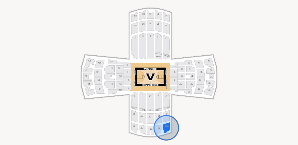 Memorial Gym Seating Chart