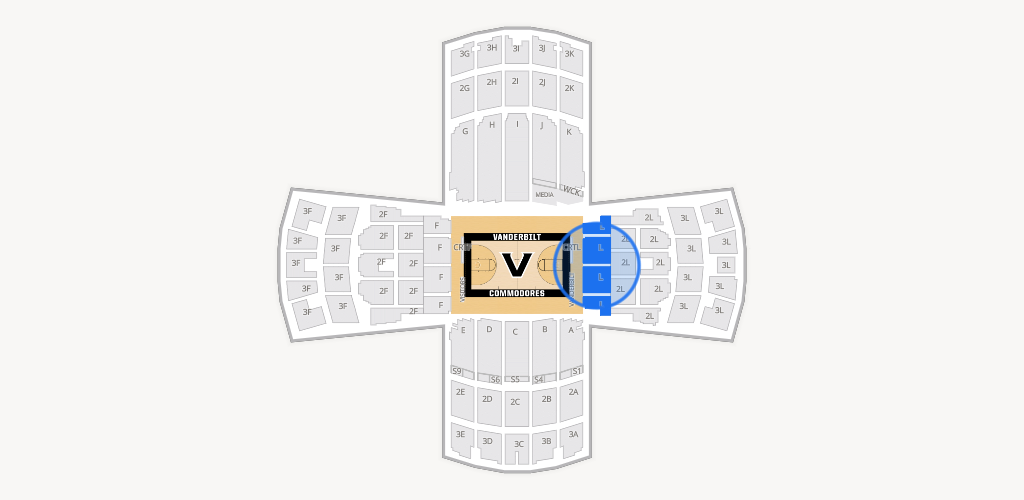 Memorial Gym Seating Chart