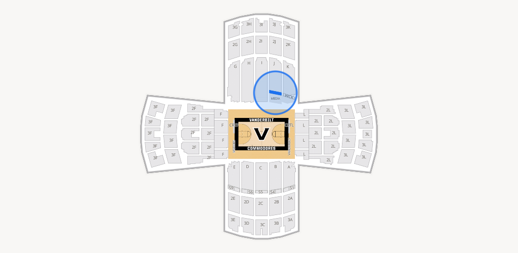 Memorial Gym Seating Chart