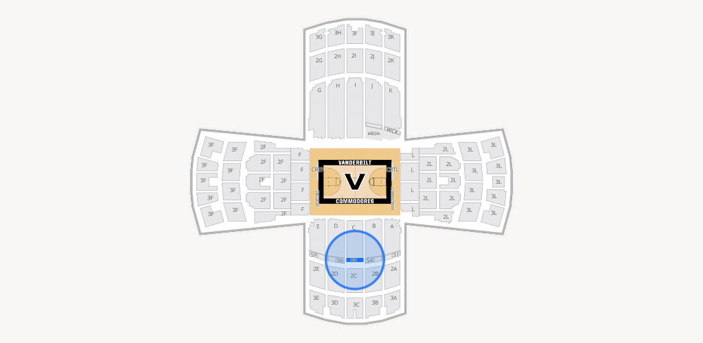 Memorial Gym Seating Chart