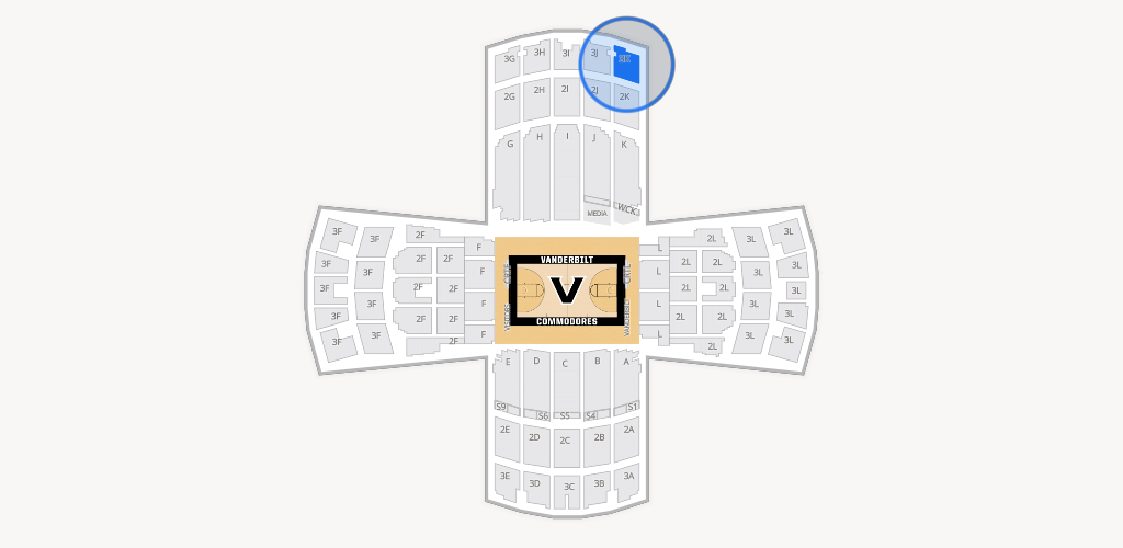 Memorial Gym Seating Chart