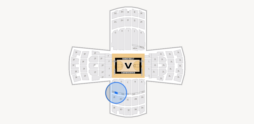 Memorial Gym Seating Chart