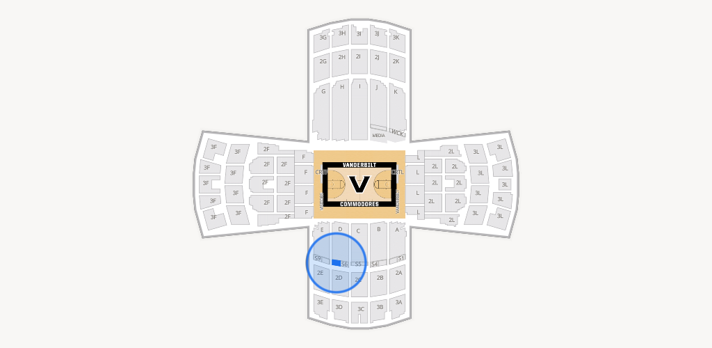 Memorial Gym Seating Chart