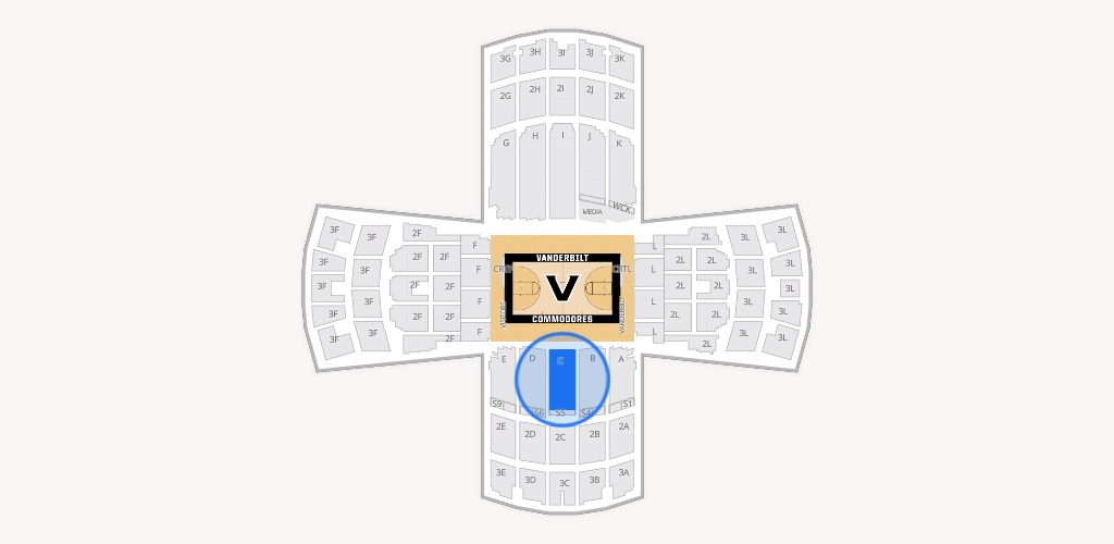 Memorial Gym Seating Chart