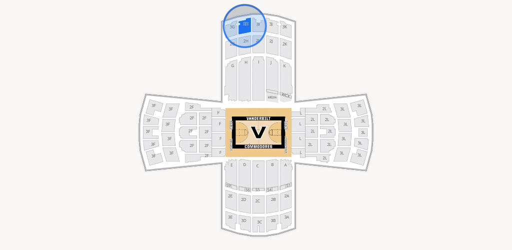 Memorial Gym Seating Chart