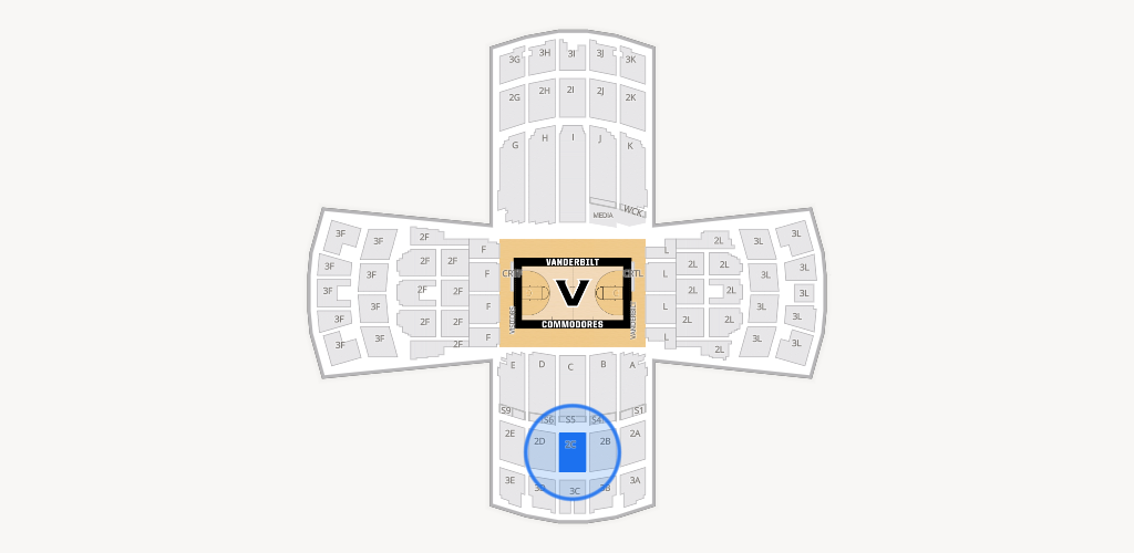 Memorial Gym Seating Chart