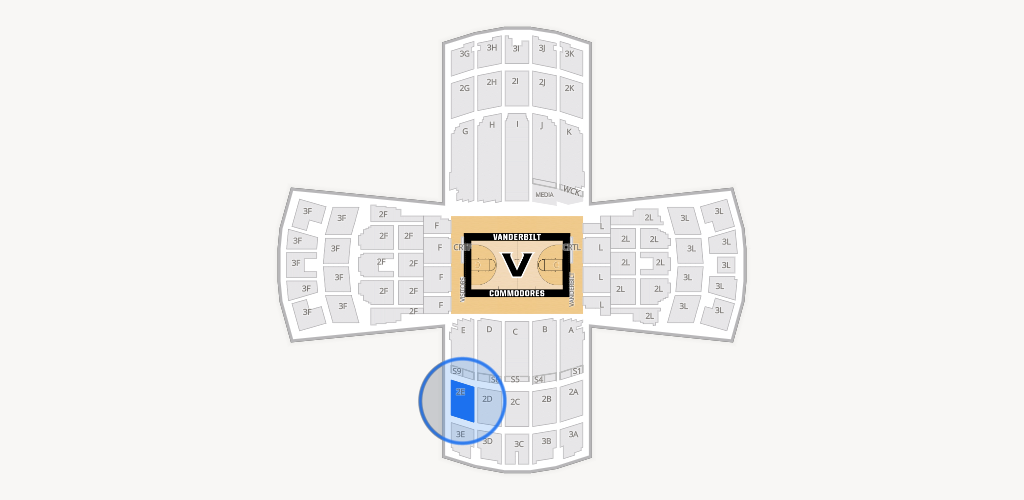 Memorial Gym Seating Chart