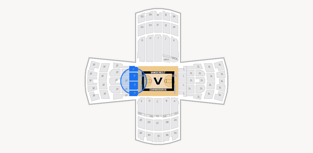 Memorial Gym Seating Chart