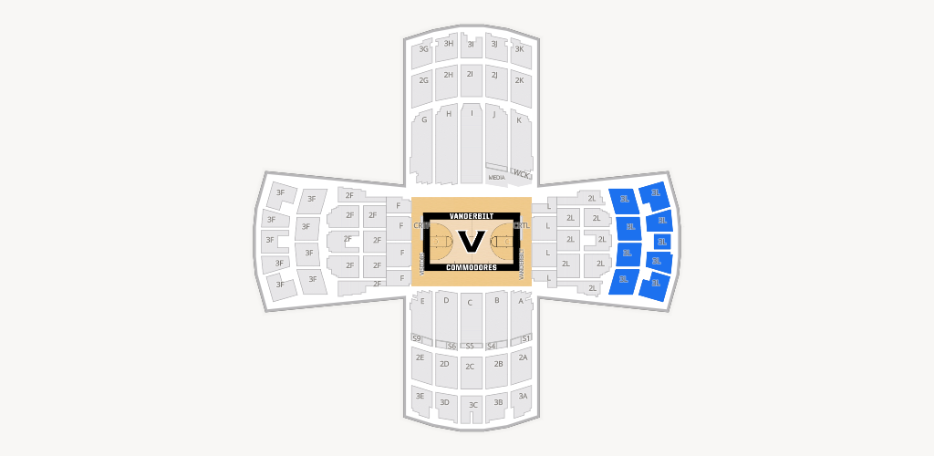 Memorial Gym Seating Chart
