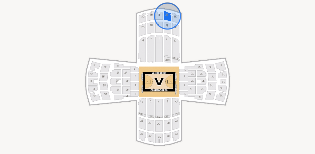 Memorial Gym Seating Chart