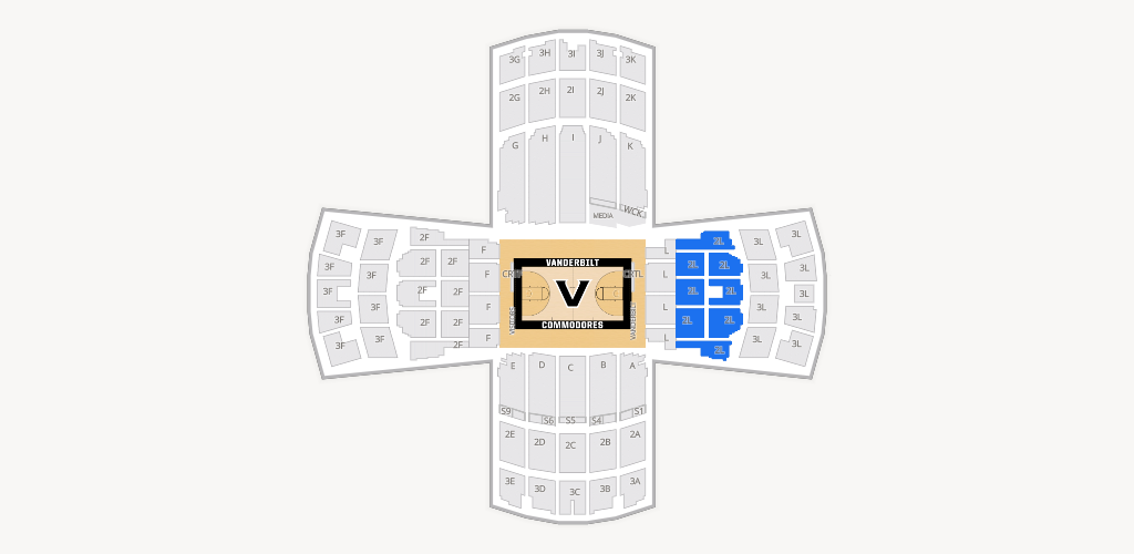 Memorial Gym Seating Chart