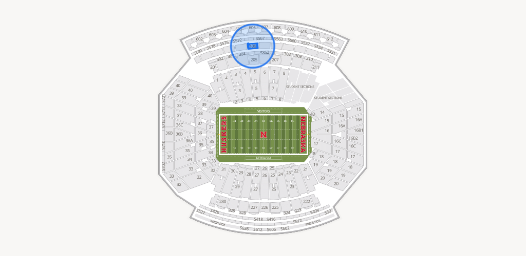 Memorial Stadium Nebraska Seating Chart