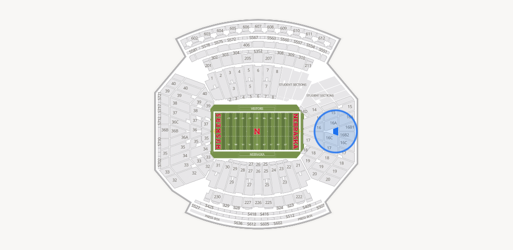 Memorial Stadium Nebraska Seating Chart