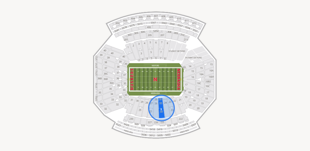 Memorial Stadium Nebraska Seating Chart