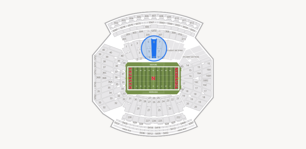 Memorial Stadium Nebraska Seating Chart