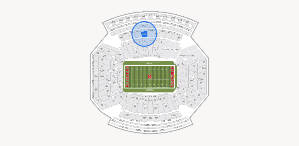 Memorial Stadium Nebraska Seating Chart