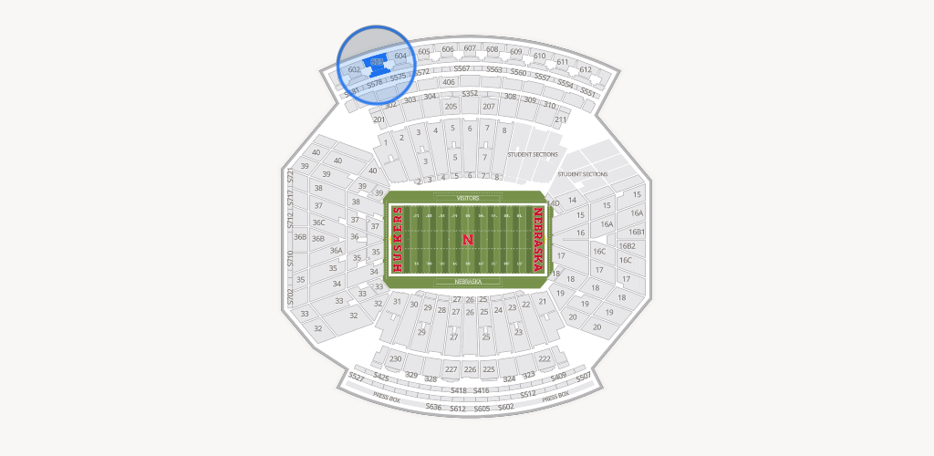 Memorial Stadium Nebraska Seating Chart