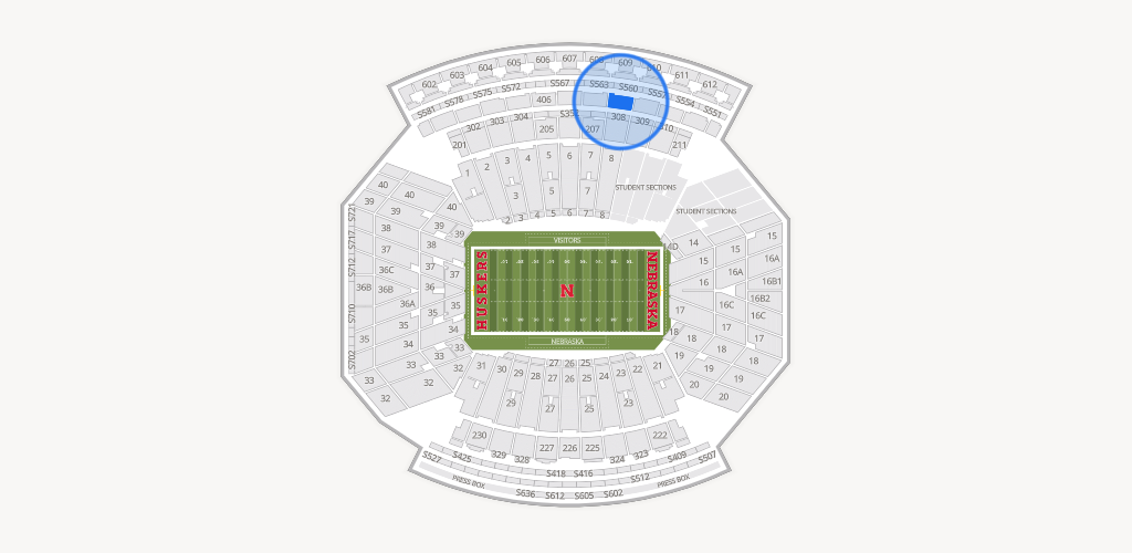 Memorial Stadium Nebraska Seating Chart