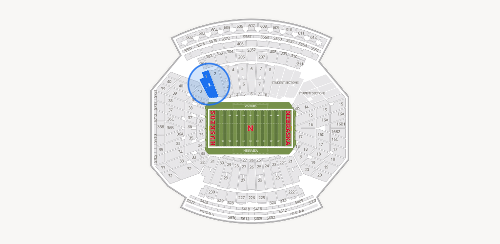 Memorial Stadium Nebraska Seating Chart
