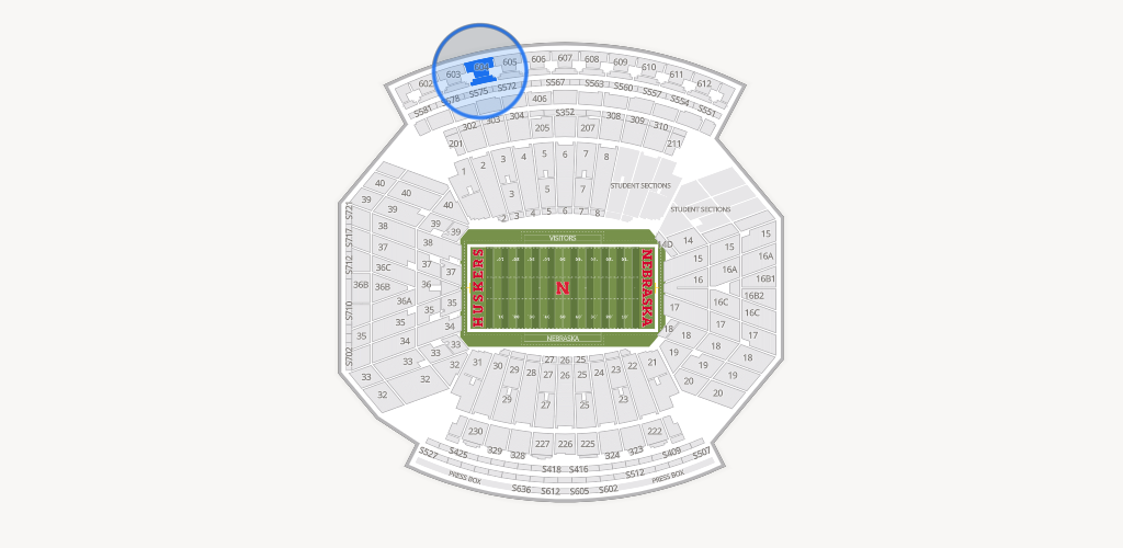 Memorial Stadium Nebraska Seating Chart