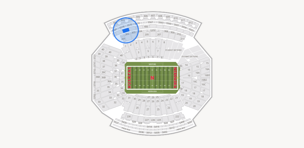 Memorial Stadium Nebraska Seating Chart