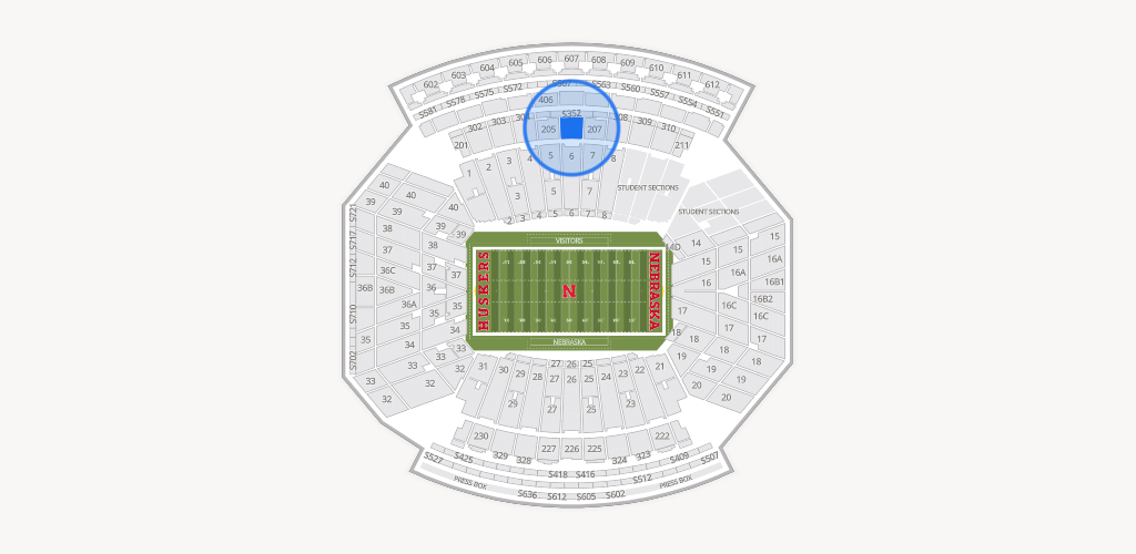 Memorial Stadium Nebraska Seating Chart