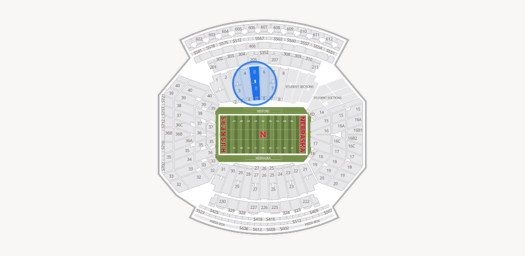 Memorial Stadium Nebraska Seating Chart
