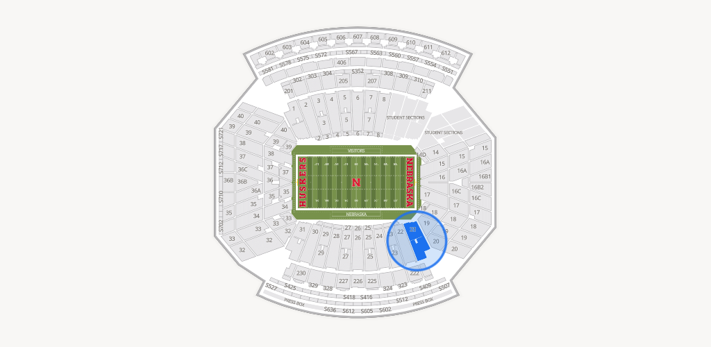Memorial Stadium Nebraska Seating Chart