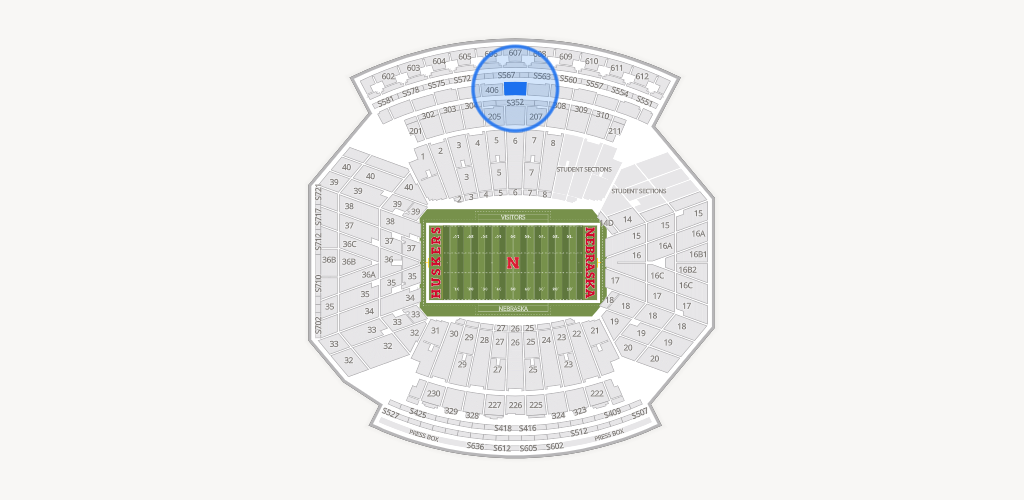 Memorial Stadium Nebraska Seating Chart