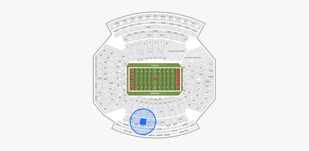 Memorial Stadium Nebraska Seating Chart