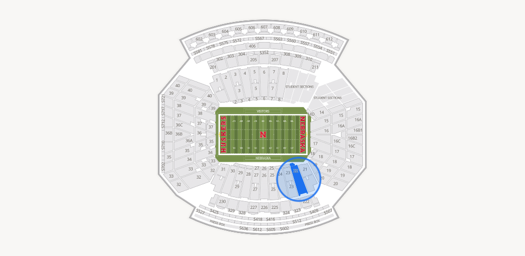 Memorial Stadium Nebraska Seating Chart