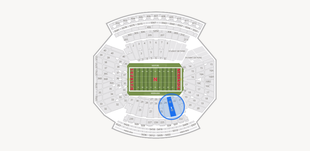 Memorial Stadium Nebraska Seating Chart