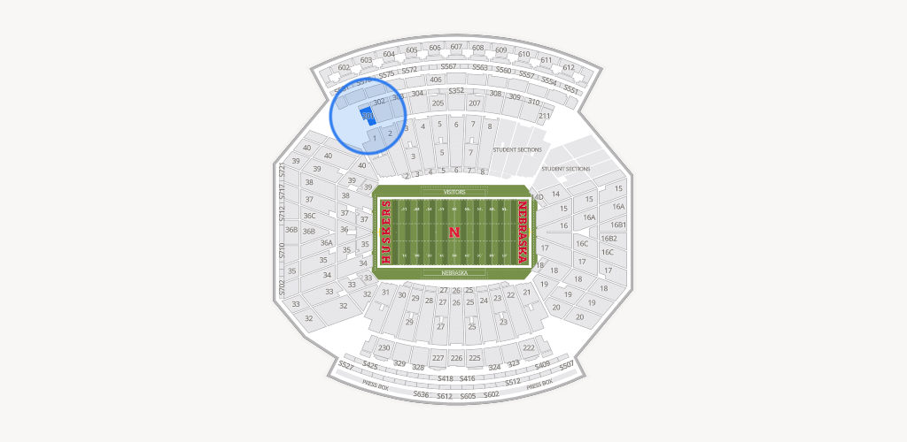 Memorial Stadium Nebraska Seating Chart