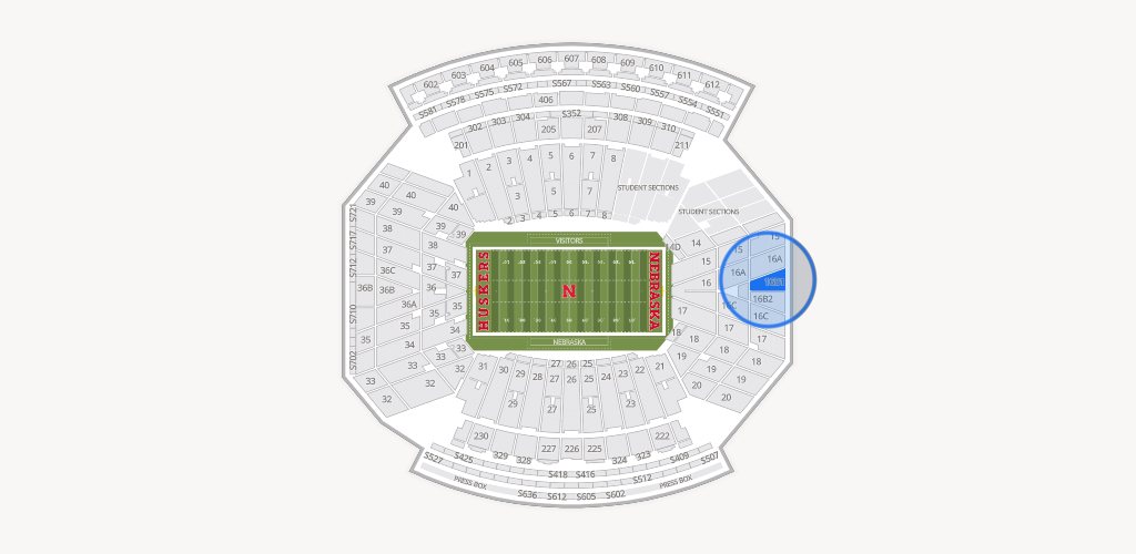 Memorial Stadium Nebraska Seating Chart