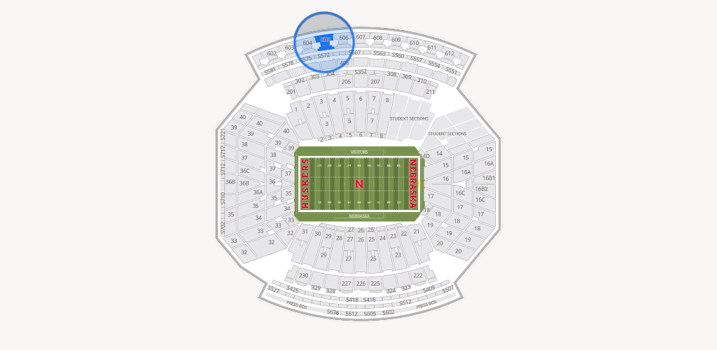 Memorial Stadium Nebraska Seating Chart