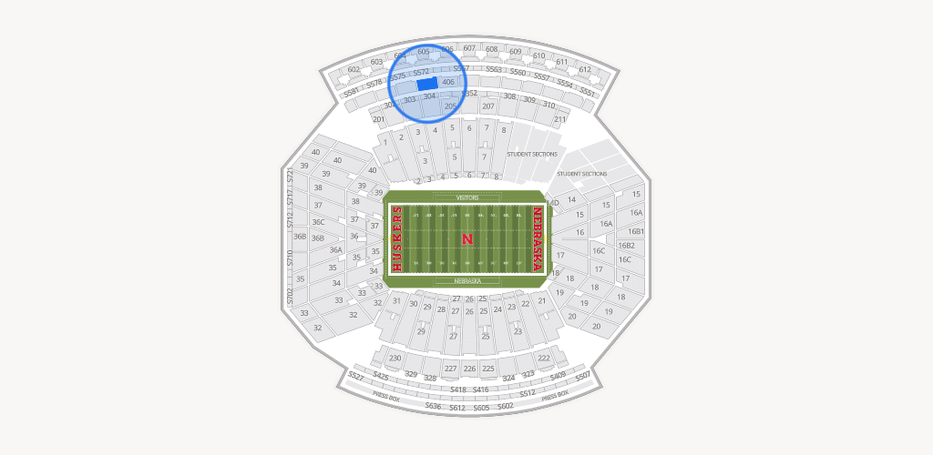 Memorial Stadium Nebraska Seating Chart