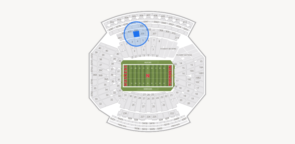 Memorial Stadium Nebraska Seating Chart