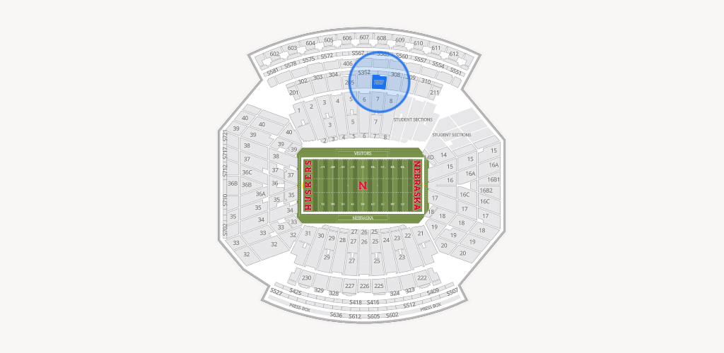 Memorial Stadium Nebraska Seating Chart