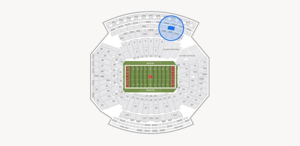 Memorial Stadium Nebraska Seating Chart
