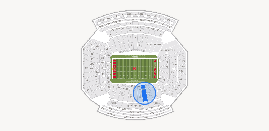 Memorial Stadium Nebraska Seating Chart