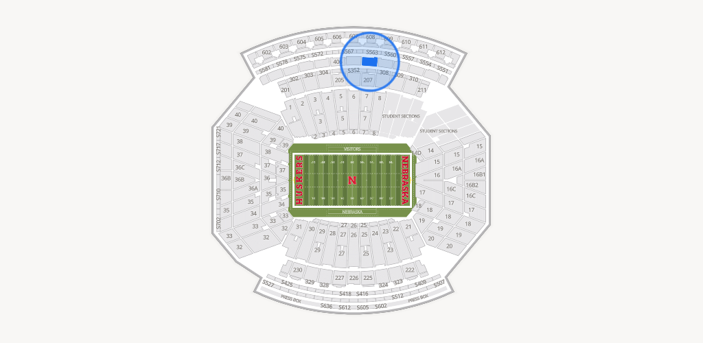 Memorial Stadium Nebraska Seating Chart