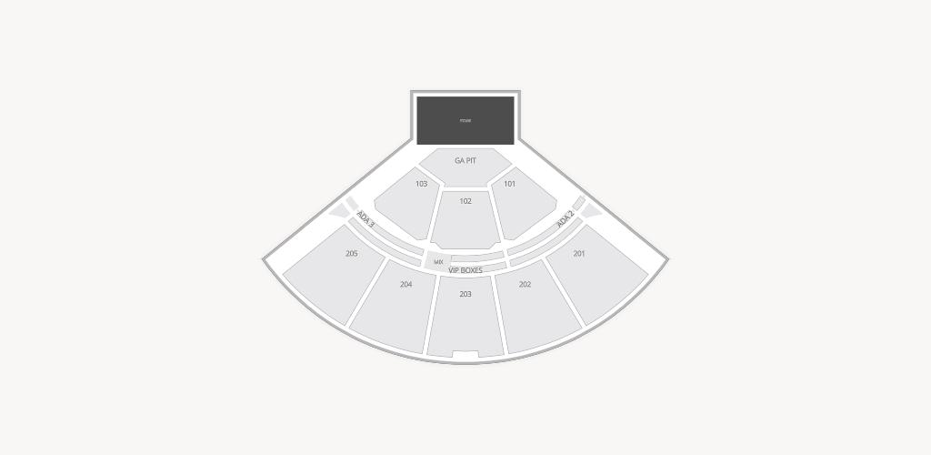 Mercedes-Benz Amphitheater Seating Chart