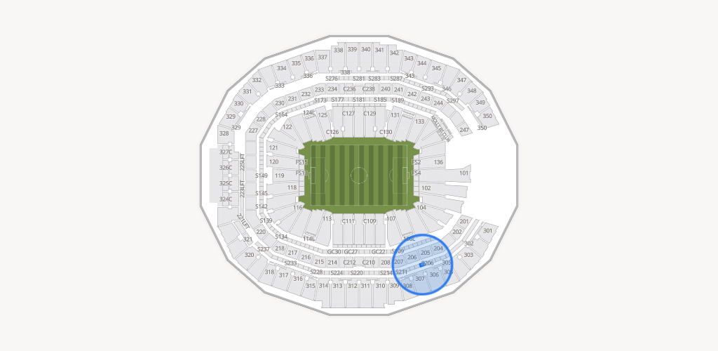 Mercedes-Benz Stadium Seating Chart