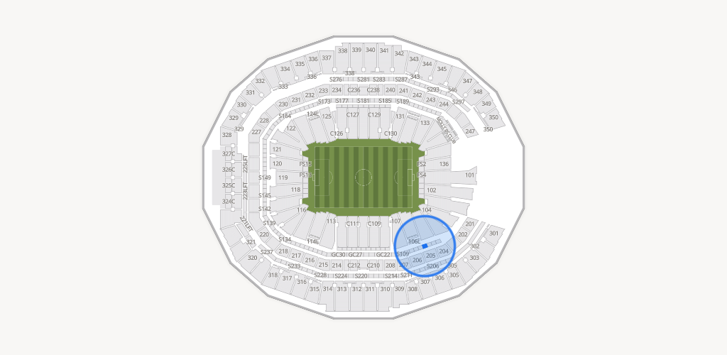 Mercedes-Benz Stadium Seating Chart