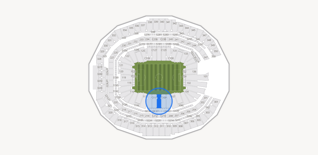 Mercedes-Benz Stadium Seating Chart