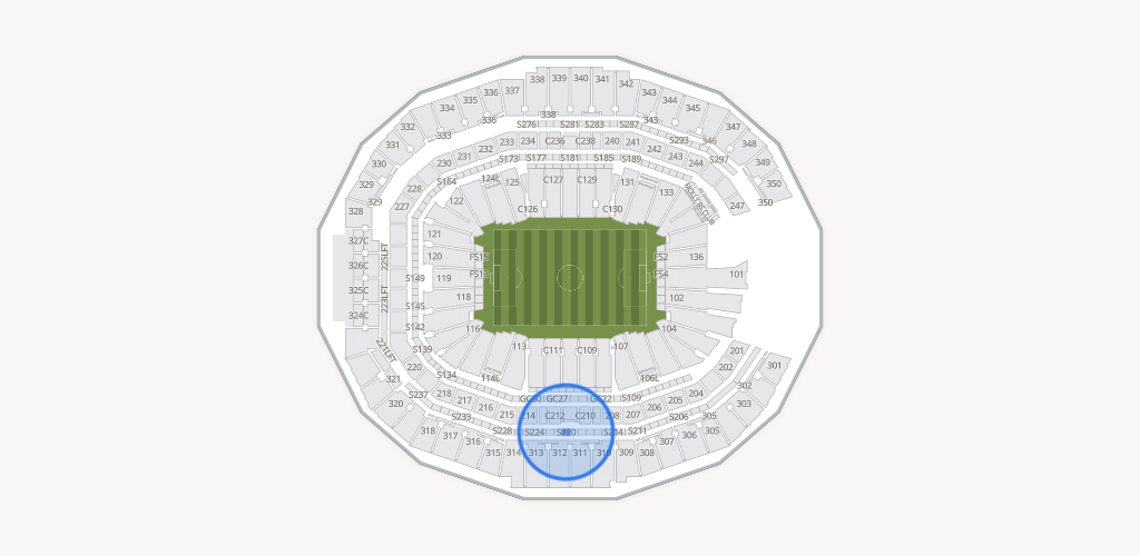 Mercedes-Benz Stadium Seating Chart