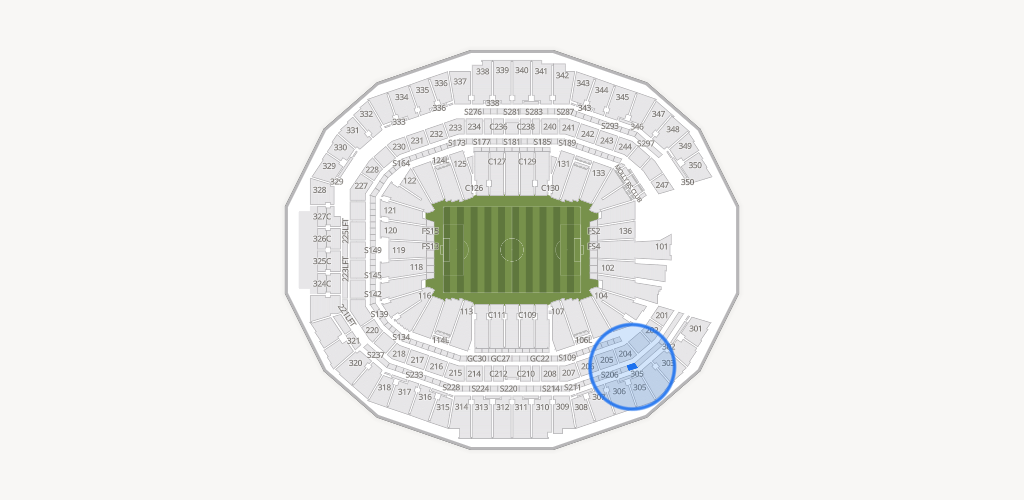 Mercedes-Benz Stadium Seating Chart