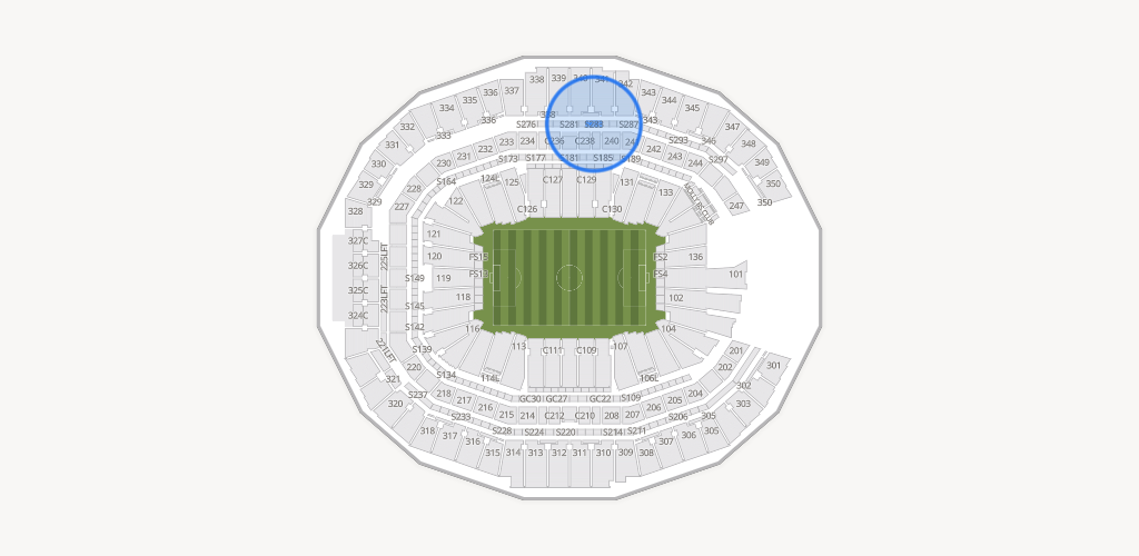 Mercedes-Benz Stadium Seating Chart