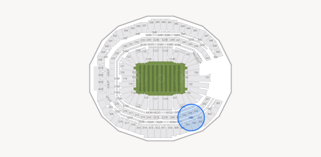 Mercedes-Benz Stadium Seating Chart